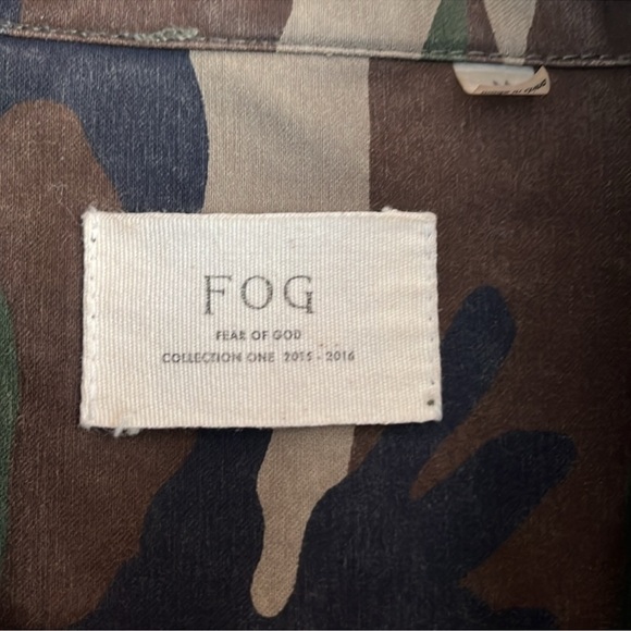 Fear of God collection one camouflage jacket - Picture 8 of 8